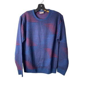 VINTAGE 80'S/90'S MEN'S VIP STENDO COTTON & WOOL CREW NECK SWEATER SZ M